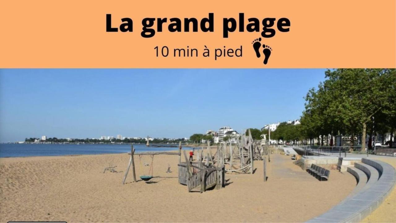 Saint Nazaire - White Lion - Centre Ville - Au Calme - Parking Privatif Aerien - Internet Haut Debit Fibre 外观 照片