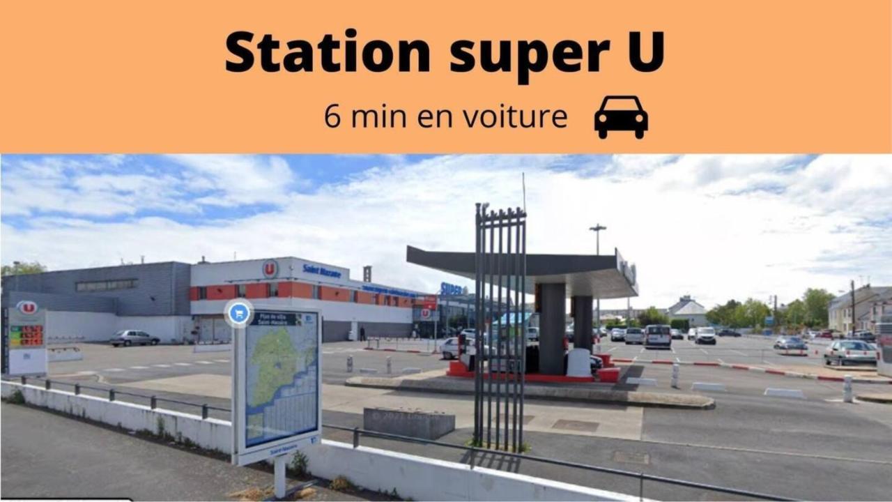 Saint Nazaire - White Lion - Centre Ville - Au Calme - Parking Privatif Aerien - Internet Haut Debit Fibre 外观 照片